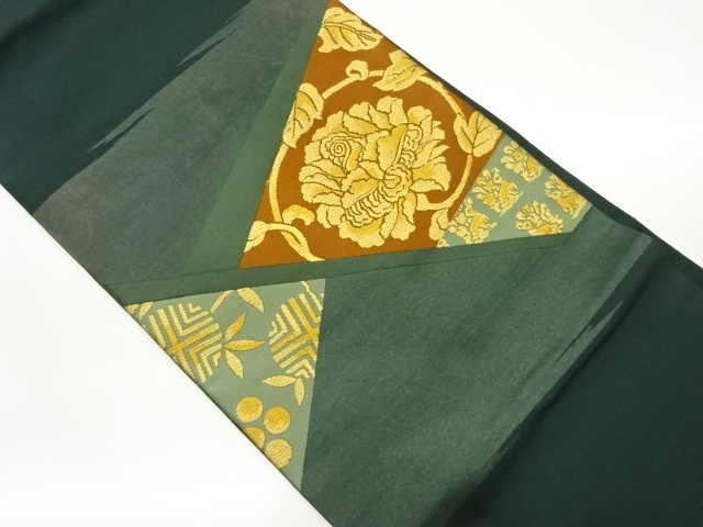 JAPANESE NAGOYA OBI / WOVEN CLASSICAL PATTERN